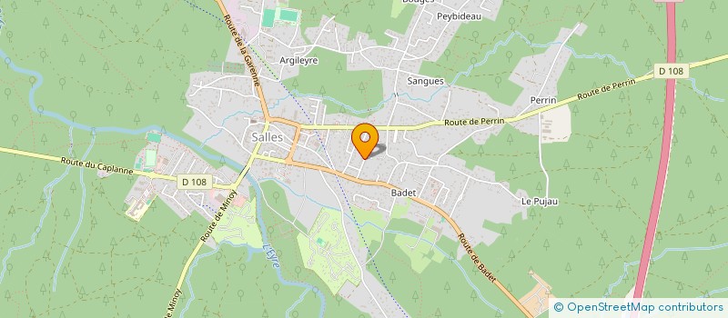 localisation de l'entreprise MONSIEUR JULIEN SURBIER à SALLES