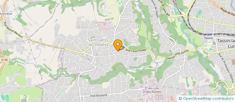 localisation de l'entreprise MONSIEUR JULIEN SURREL  TASSIN-LA-DEMI-LUNE