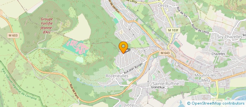 localisation de l'entreprise MONSIEUR JULIEN SUZANNE  ROZERIEULLES