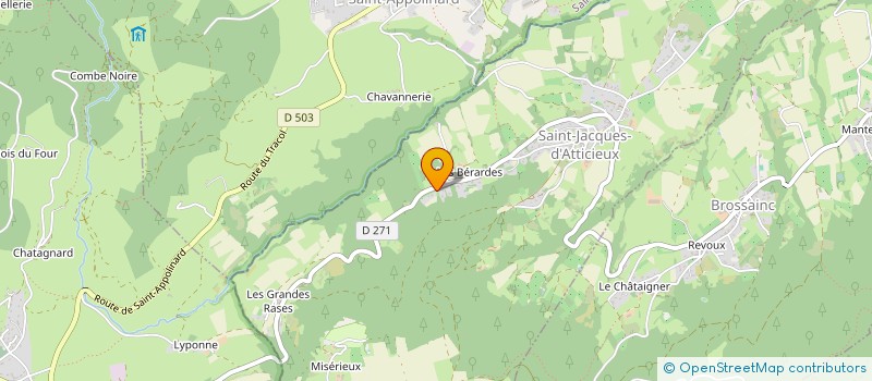 localisation de l'entreprise MONSIEUR JULIEN SZOLGA  SAINT-JACQUES-D'ATTICIEUX