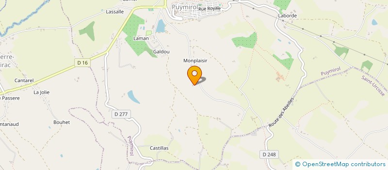 localisation de l'entreprise MONSIEUR JULIEN T SJOEN  SAINT URCISSE