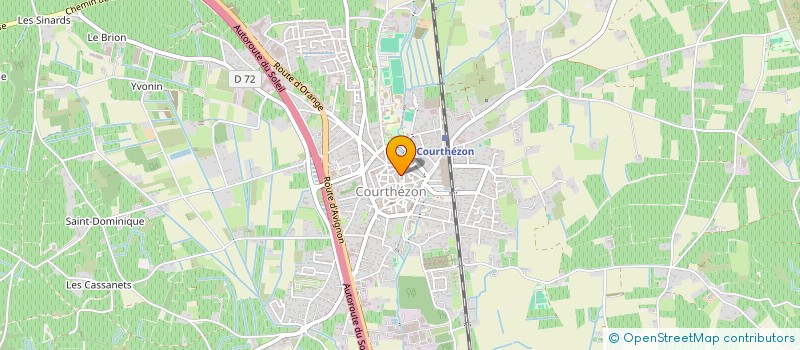 localisation de l'entreprise MONSIEUR JULIEN TABONI  COURTHEZON