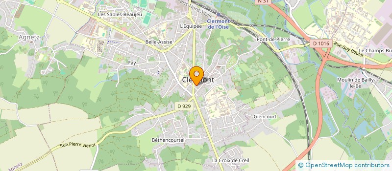 localisation de l'entreprise MONSIEUR JULIEN TACHE à CLERMONT