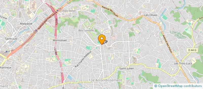localisation de l'entreprise MONSIEUR JULIEN TAGLIAMONTE  MARSEILLE