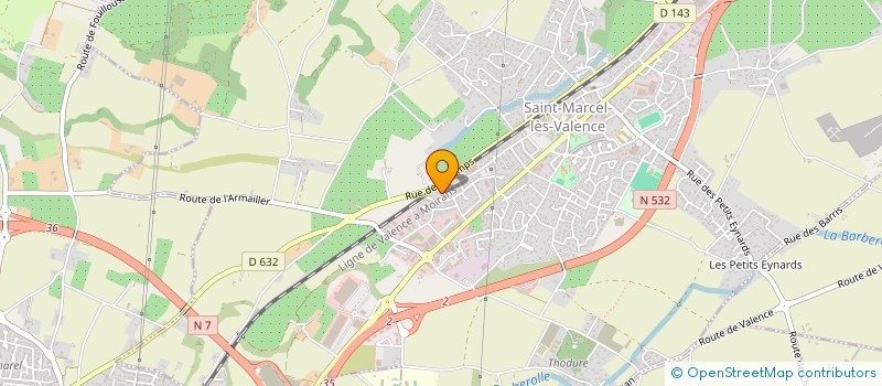 localisation de l'entreprise MONSIEUR JULIEN TAIEB  SAINT-MARCEL-LES-VALENCE