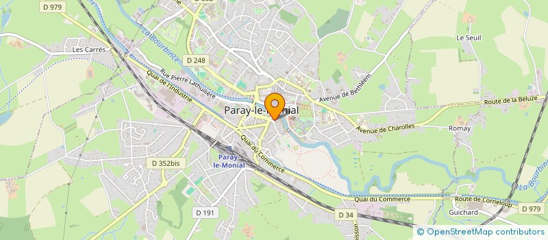 localisation de l'entreprise MONSIEUR JULIEN TAILLARDAT  PARAY-LE-MONIAL