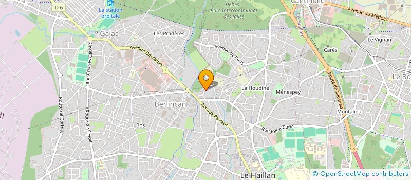 localisation de l'entreprise MONSIEUR JULIEN TAILLEFER à LE HAILLAN