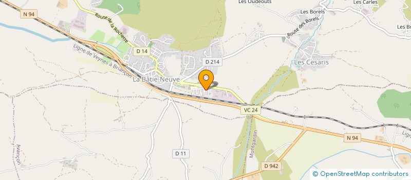 localisation de l'entreprise MONSIEUR JULIEN TAIX à LA BATIE NEUVE
