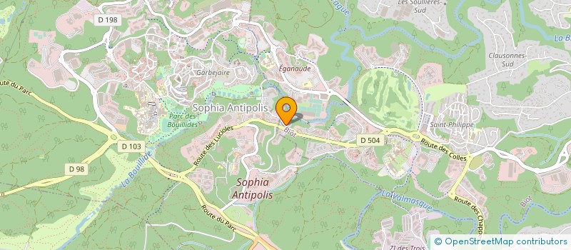 localisation de l'entreprise MONSIEUR JULIEN TAMAGNO  BIOT