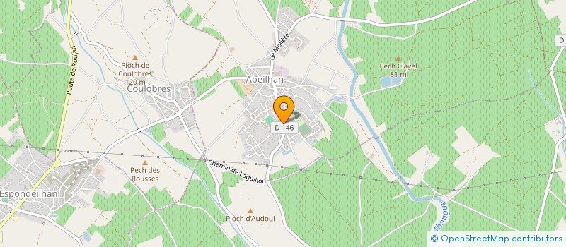 localisation de l'entreprise MONSIEUR JULIEN TANESIE  ABEILHAN