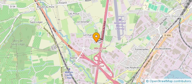 localisation de l'entreprise MONSIEUR JULIEN TANEUR  CHARNAY-LES-MACON