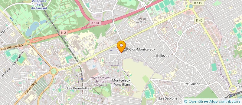 localisation de l'entreprise MONSIEUR JULIEN TARLEY à VILLEPINTE