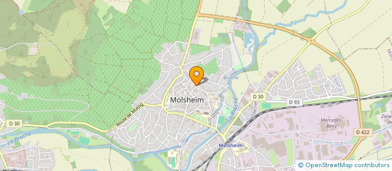 localisation de l'entreprise MONSIEUR JULIEN TARRIDE  MOLSHEIM