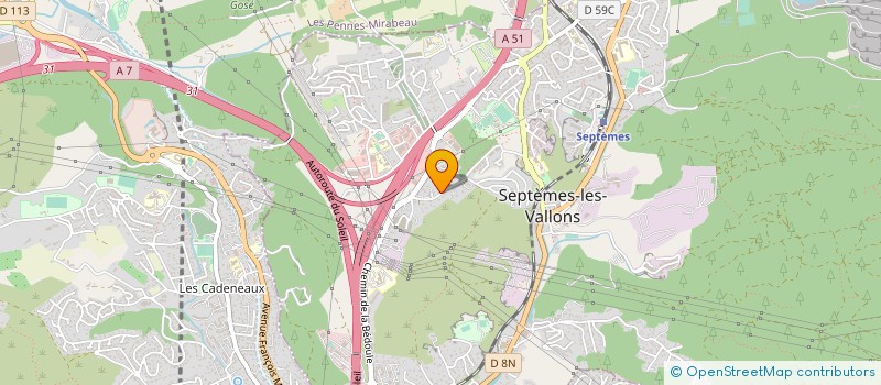 localisation de l'entreprise MONSIEUR JULIEN TARTARINI à SEPTEMES-LES-VALLONS