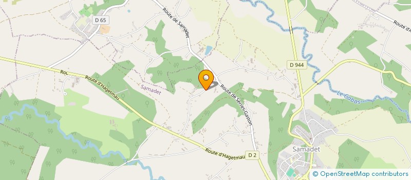 localisation de l'entreprise MONSIEUR JULIEN TASTET  SAMADET