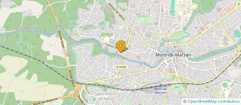 localisation de l'entreprise MONSIEUR JULIEN TASTET  MONT-DE-MARSAN