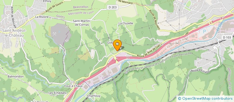 localisation de l'entreprise MONSIEUR JULIEN TATANGELO  GIVORS