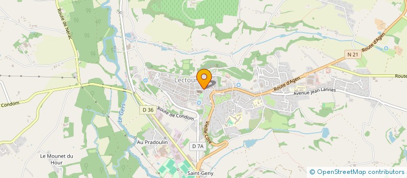 localisation de l'entreprise MONSIEUR JULIEN TATIN  LECTOURE