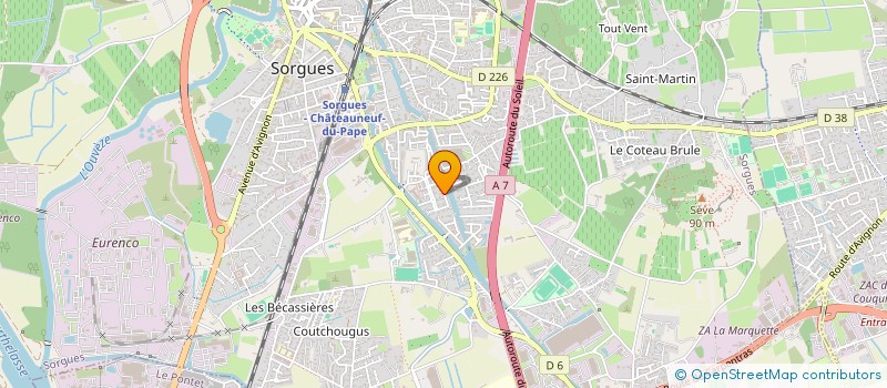 localisation de l'entreprise MONSIEUR JULIEN TAULIER  SORGUES