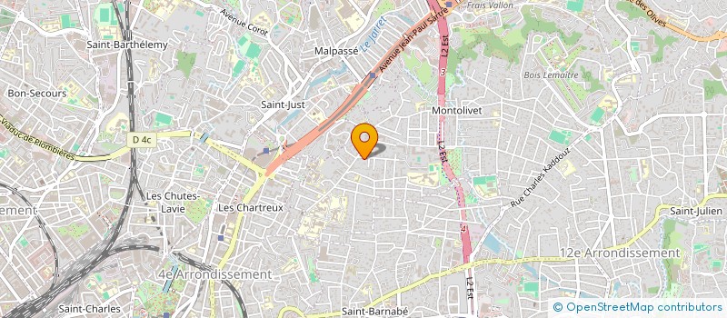 localisation de l'entreprise MONSIEUR JULIEN TAVERNIER à MARSEILLE