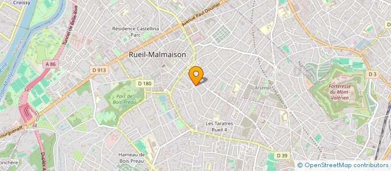 localisation de l'entreprise MONSIEUR JULIEN TEINTURIER à RUEIL-MALMAISON