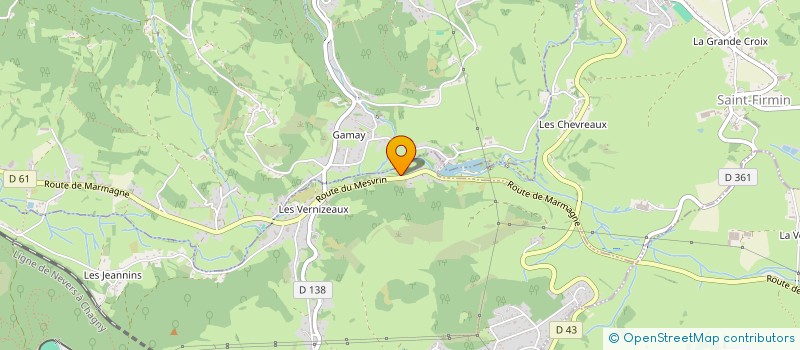 localisation de l'entreprise MONSIEUR JULIEN TERAN  LE CREUSOT