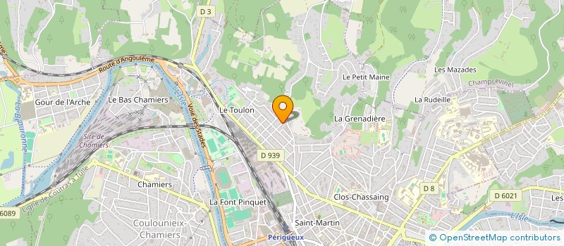 localisation de l'entreprise MONSIEUR JULIEN TERREFON  PERIGUEUX