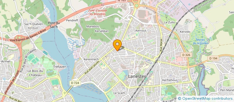 localisation de l'entreprise MONSIEUR JULIEN TERUEL  LANESTER