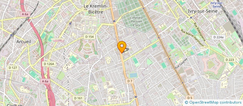 localisation de l'entreprise MONSIEUR JULIEN TESSIER  VILLEJUIF