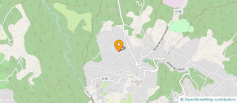 localisation de l'entreprise MONSIEUR JULIEN TETON  CALLIAN