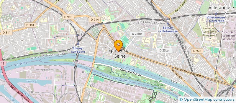 localisation de l'entreprise MONSIEUR JULIEN TETU à EPINAY-SUR-SEINE