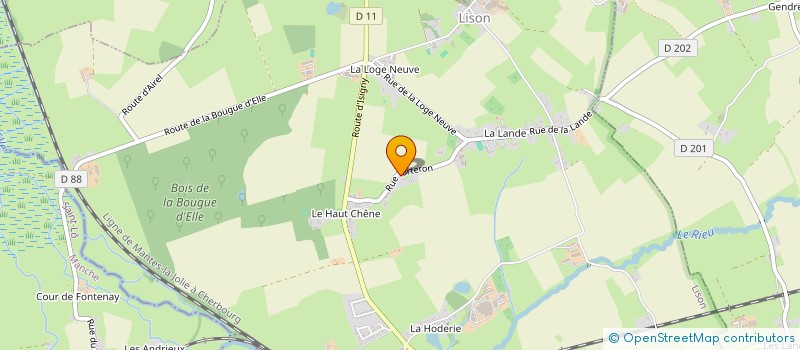 localisation de l'entreprise MONSIEUR JULIEN TEUMA  LISON