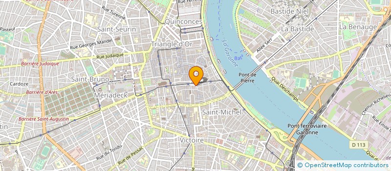 localisation de l'entreprise MONSIEUR JULIEN THEBE  BORDEAUX
