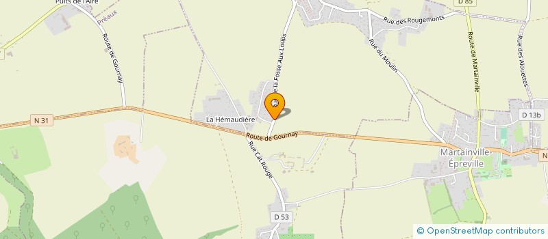 localisation de l'entreprise MONSIEUR JULIEN THERAIN  SERVAVILLE-SALMONVILLE