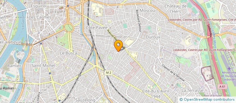 localisation de l'entreprise MONSIEUR JULIEN THERON à TOULOUSE