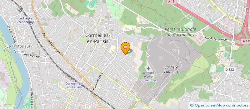 localisation de l'entreprise MONSIEUR JULIEN THEVENIN à CORMEILLES-EN-PARISIS