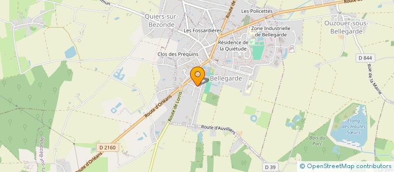 localisation de l'entreprise MONSIEUR JULIEN THEVENOT à BELLEGARDE