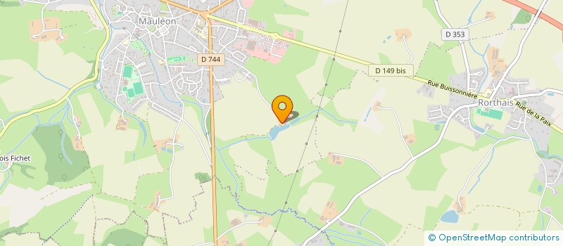 localisation de l'entreprise MONSIEUR JULIEN THIBAUDEAU  MAULEON