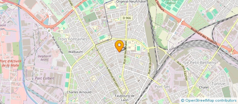 localisation de l'entreprise MONSIEUR JULIEN THIBERT  REIMS