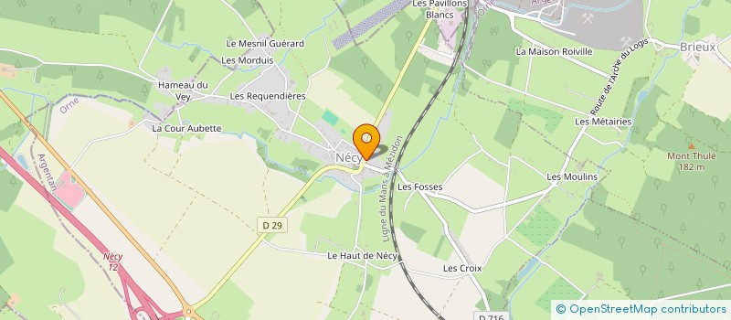 localisation de l'entreprise MONSIEUR JULIEN THIEBAUT à NECY