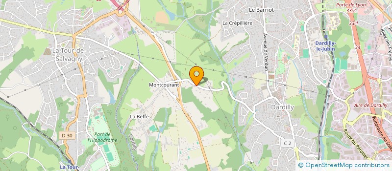 localisation de l'entreprise MONSIEUR JULIEN THIERRY  DARDILLY