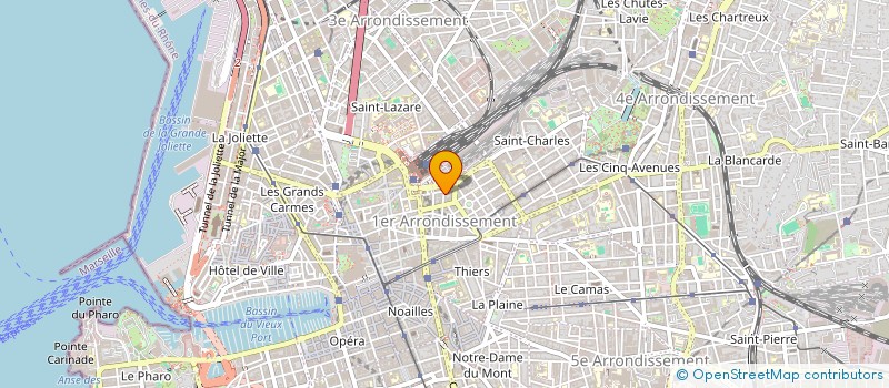 localisation de l'entreprise MONSIEUR JULIEN THIERRY  MARSEILLE