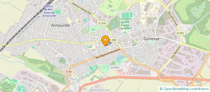 localisation de l'entreprise MONSIEUR JULIEN THIERRY à GONESSE