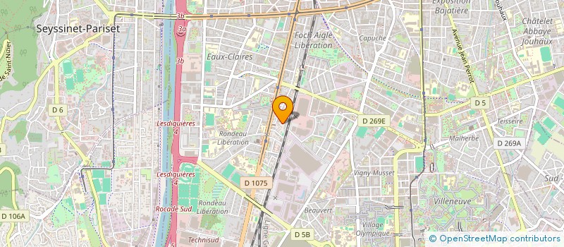 localisation de l'entreprise MONSIEUR JULIEN THIERS  LA TERRASSE