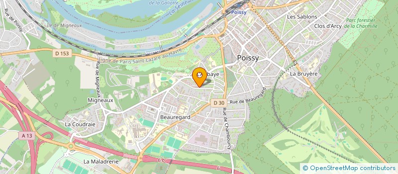 localisation de l'entreprise MONSIEUR JULIEN THIONG-KAY  POISSY