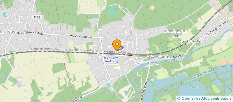 localisation de l'entreprise MONSIEUR JULIEN THIRY  MONTIGNY-SUR-LOING