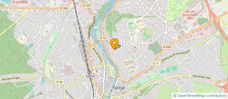 localisation de l'entreprise MONSIEUR JULIEN THIRY  EPINAL