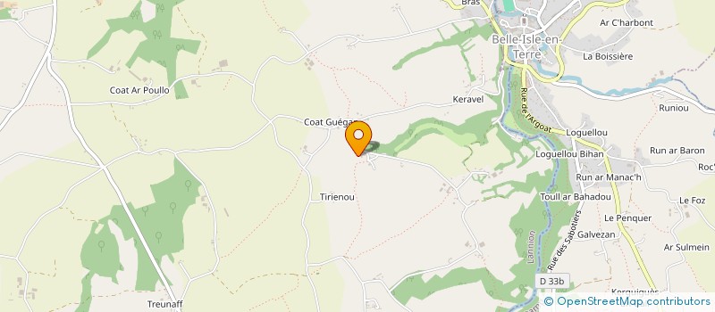 localisation de l'entreprise MONSIEUR JULIEN THOMAS  PLOUNEVEZ-MOEDEC