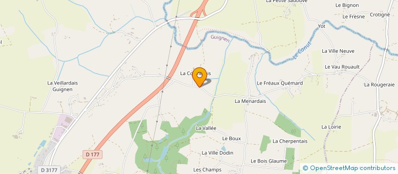 localisation de l'entreprise MONSIEUR JULIEN THOMAS  GUICHEN