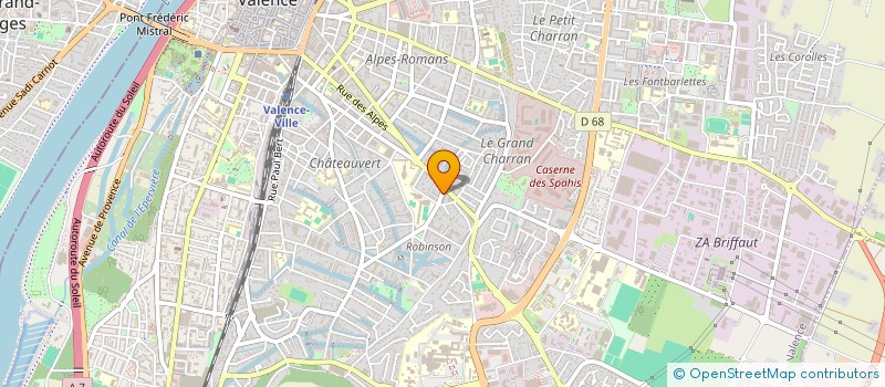 localisation de l'entreprise MONSIEUR JULIEN THOMAS à VALENCE